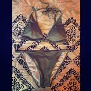 NWOT PINK Strappy Bikini Size M/L